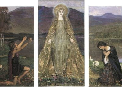 Sir John Lavery Triptych – ‘Madonna of the Lakes’ -St Patrick’s Church